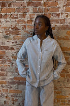 Maia Shirt-Long Sleeves-The Funky Zebra Ames-The Funky Zebra Ames, Women's Fashion Boutique in Ames, Iowa