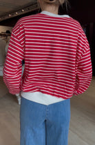 Maggie Striped Long Sleeve Pullover-Zenana-The Funky Zebra Ames, Women's Fashion Boutique in Ames, Iowa