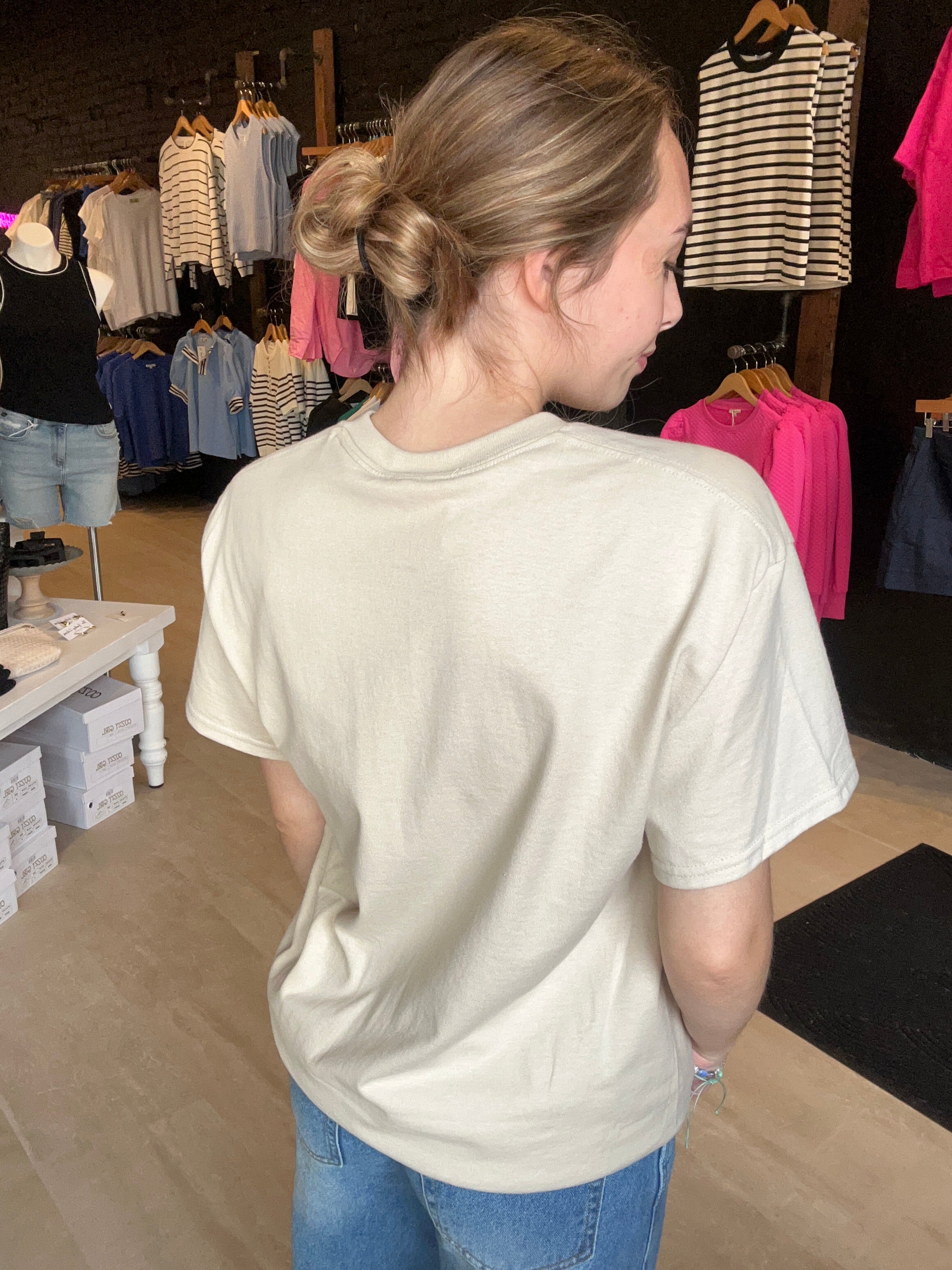 Cowboys & Whiskey Oversized Tee-Graphic Tee's-Good Day Street-The Funky Zebra Ames, Women's Fashion Boutique in Ames, Iowa