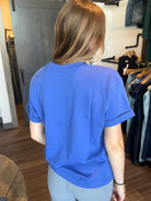 Trisha Royal Cuff Top-Wishlist-The Funky Zebra Ames, Women's Fashion Boutique in Ames, Iowa