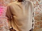 Delia Chunky Ribbed Mock Sweater-Sweaters-Be Cool-The Funky Zebra Ames, Women's Fashion Boutique in Ames, Iowa