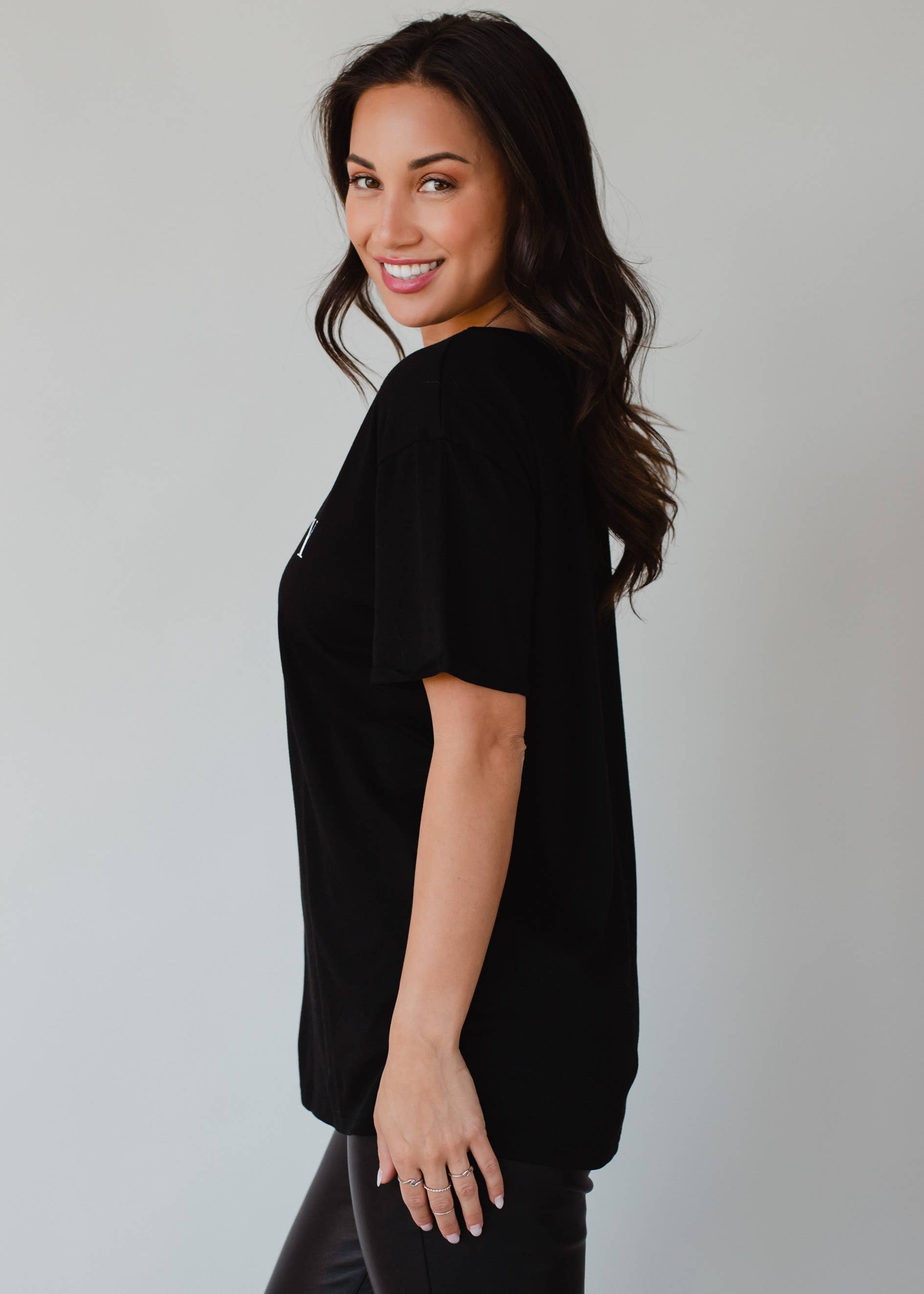 Naughty Tee-Panache Apparel Co.-The Funky Zebra Ames, Women's Fashion Boutique in Ames, Iowa