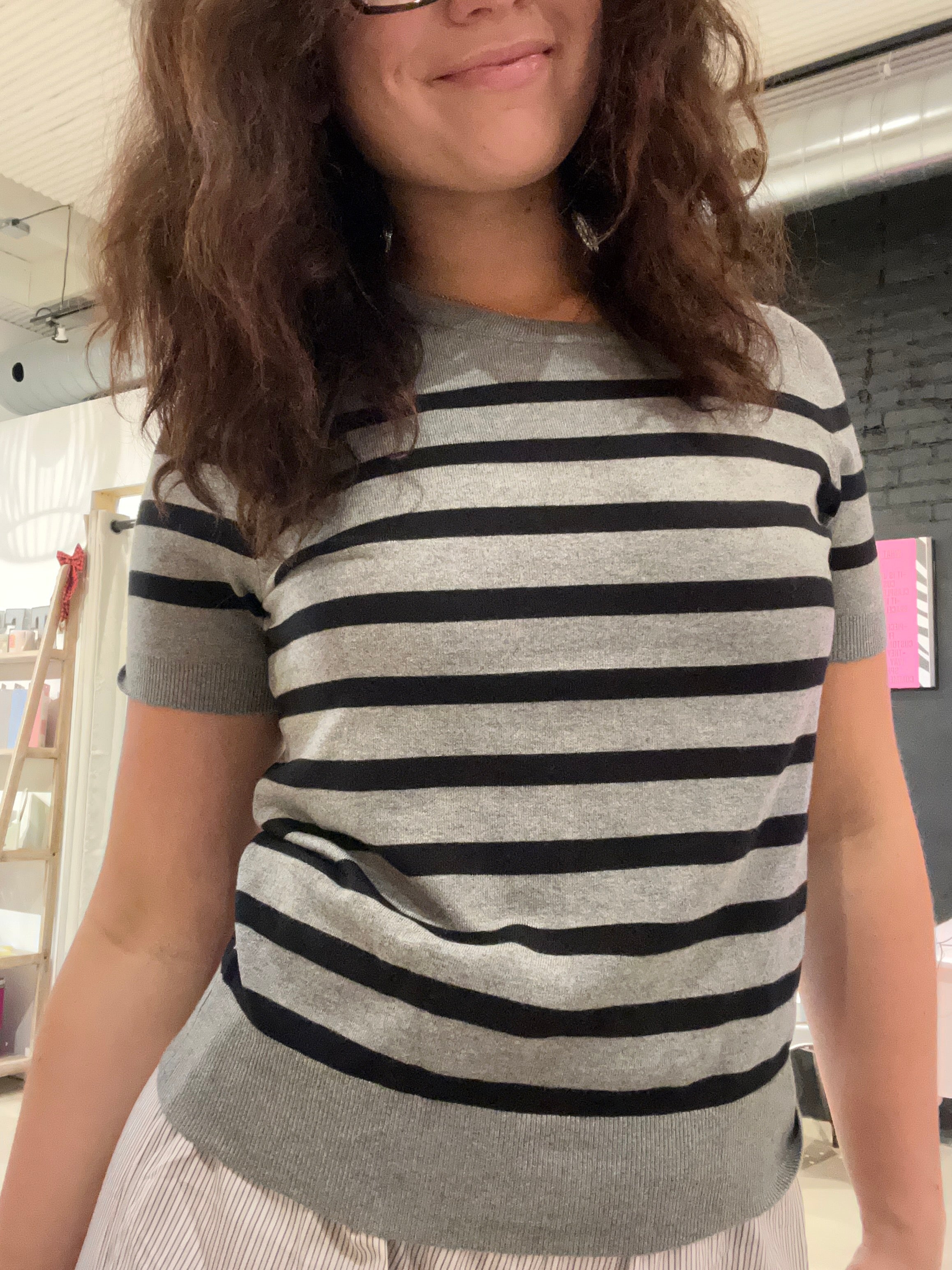 Stephanie Classic Striped Sweater-apparel-Be Cool-The Funky Zebra Ames, Women's Fashion Boutique in Ames, Iowa