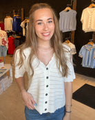 Kristin Scallop Sweater Top-Tank Tops-Wishlist-The Funky Zebra Ames, Women's Fashion Boutique in Ames, Iowa