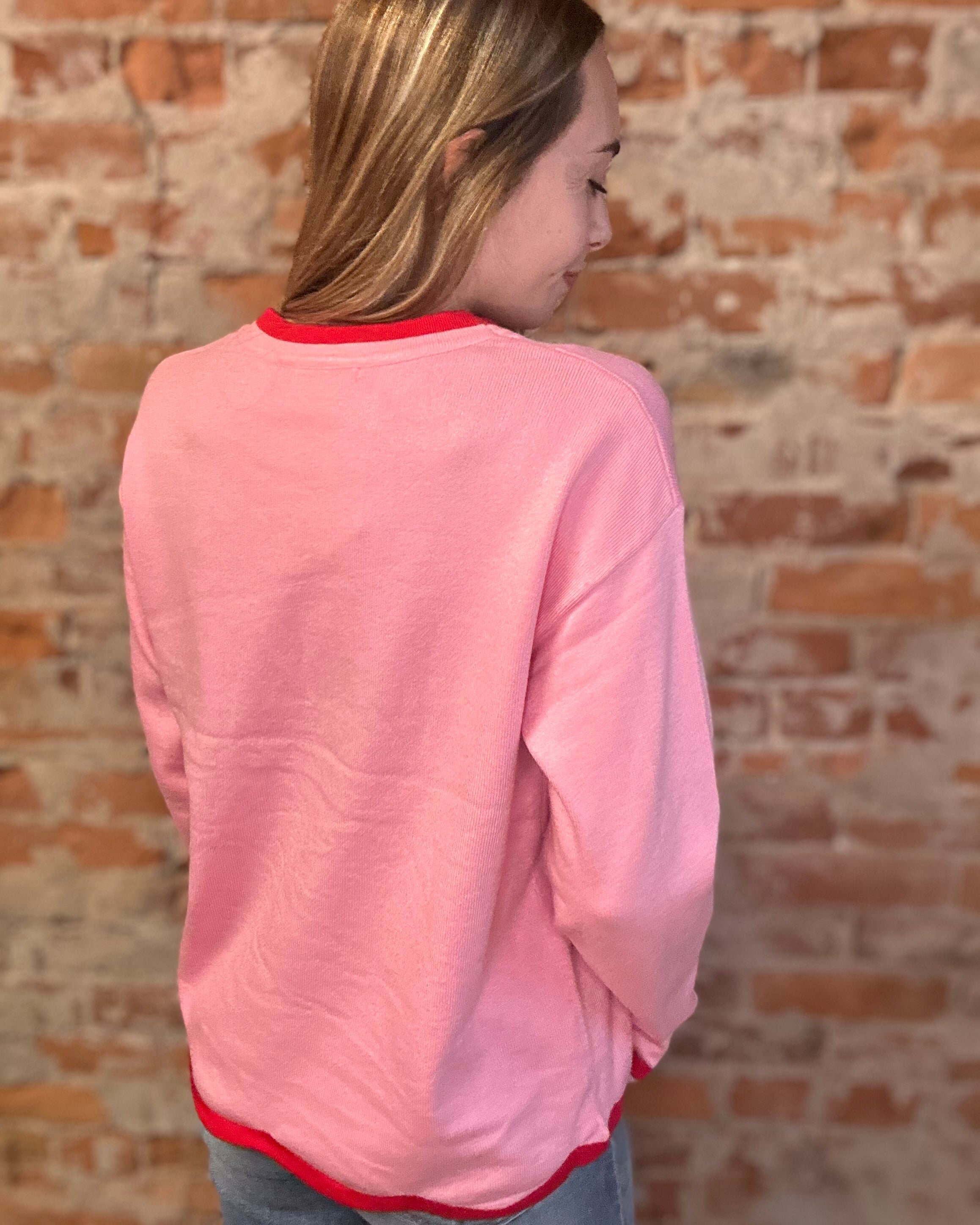 Briana Scalloped Sweater-apparel-Staccato-The Funky Zebra Ames, Women's Fashion Boutique in Ames, Iowa