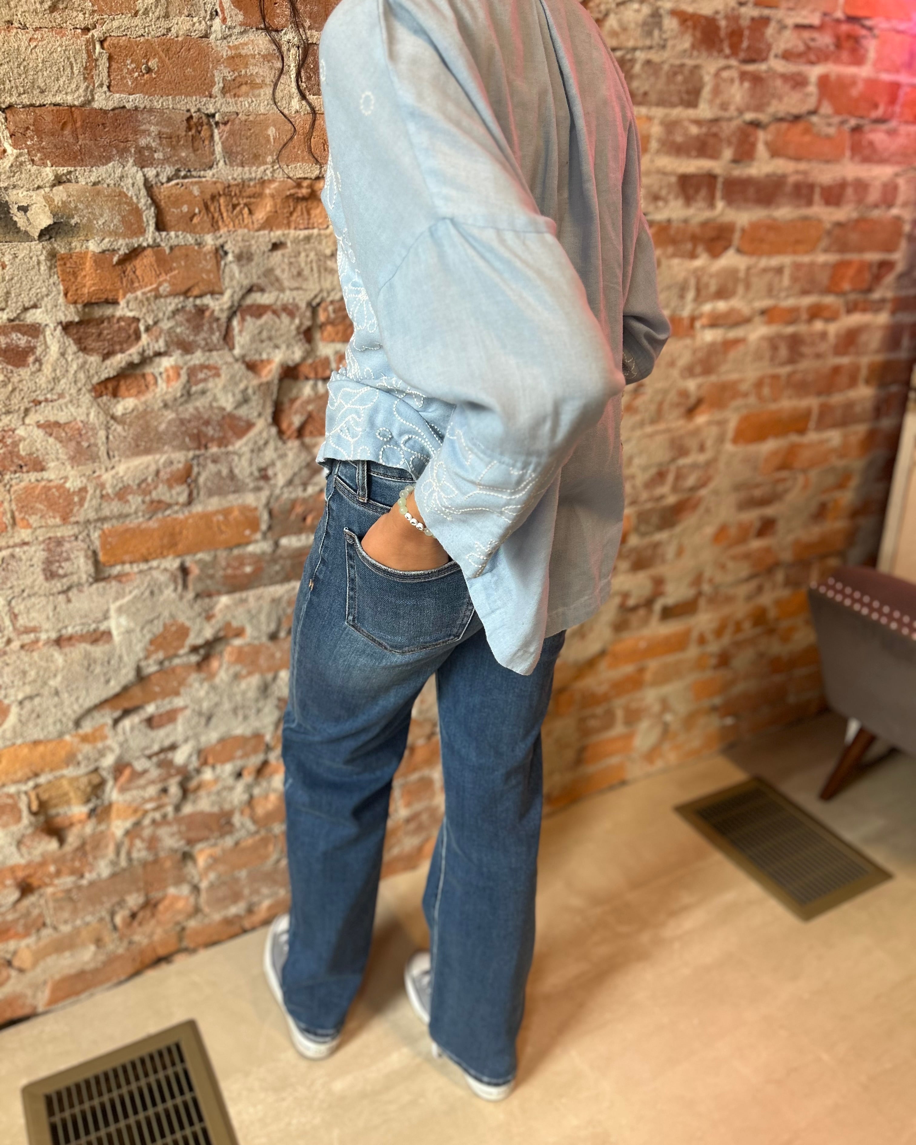 Hidden High Rise Straight Jeans-Jeans-Hidden-The Funky Zebra Ames, Women's Fashion Boutique in Ames, Iowa