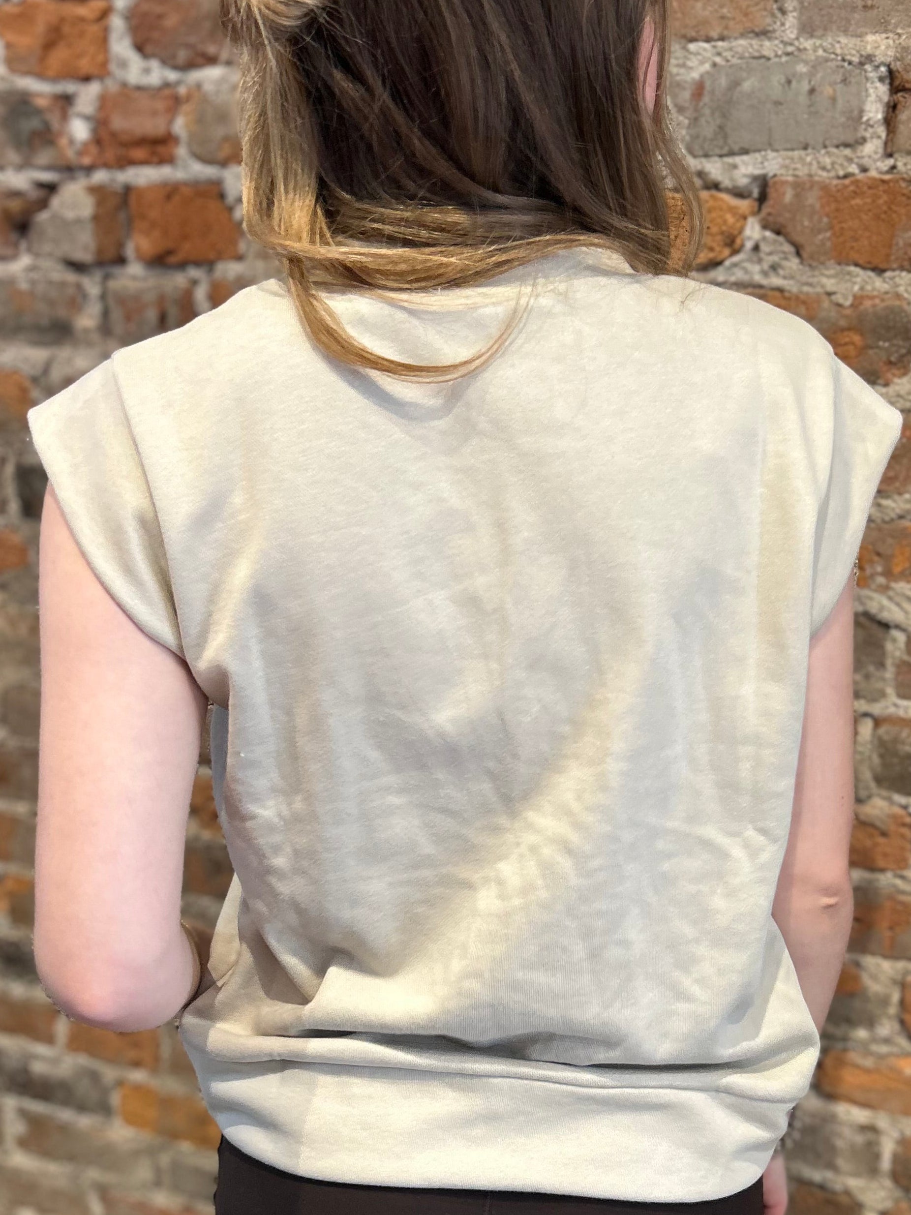 Anne Cap Sleeve Sweatshirt-apparel-Staccato-The Funky Zebra Ames, Women's Fashion Boutique in Ames, Iowa