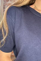 Daphne Short Sleeve Sweater-apparel-Staccato-The Funky Zebra Ames, Women's Fashion Boutique in Ames, Iowa