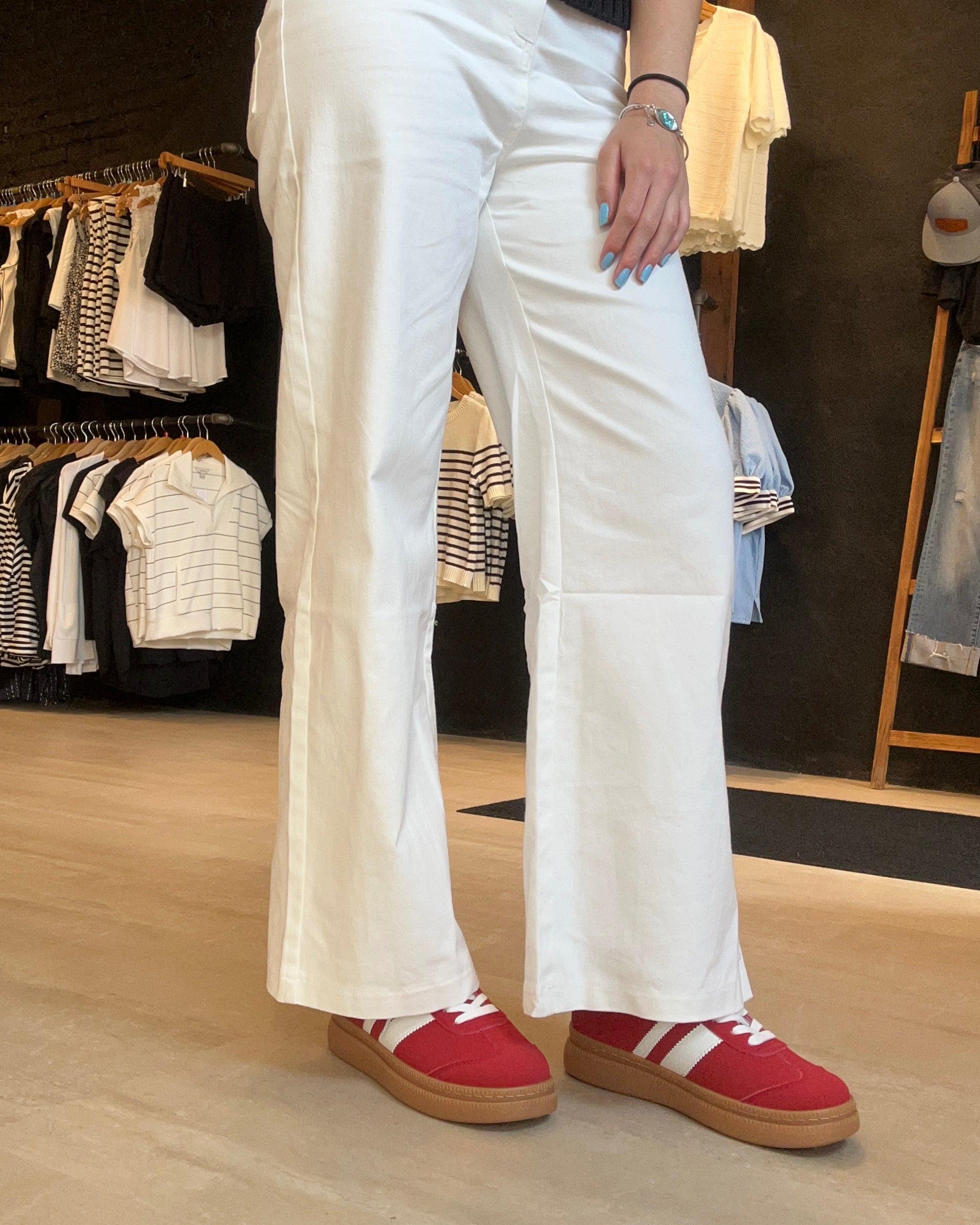 Tricia Red Sneaker-Shoes-Air Rider-The Funky Zebra Ames, Women's Fashion Boutique in Ames, Iowa