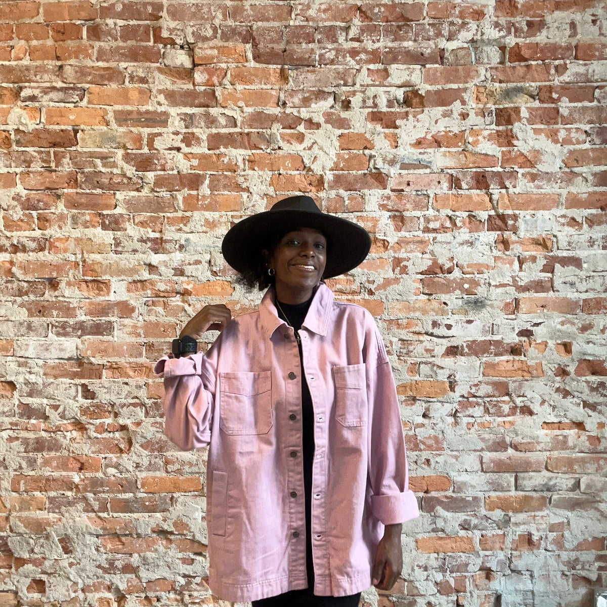 Oversized Front Button Shacket--2 Colors! – The Funky Zebra Ames