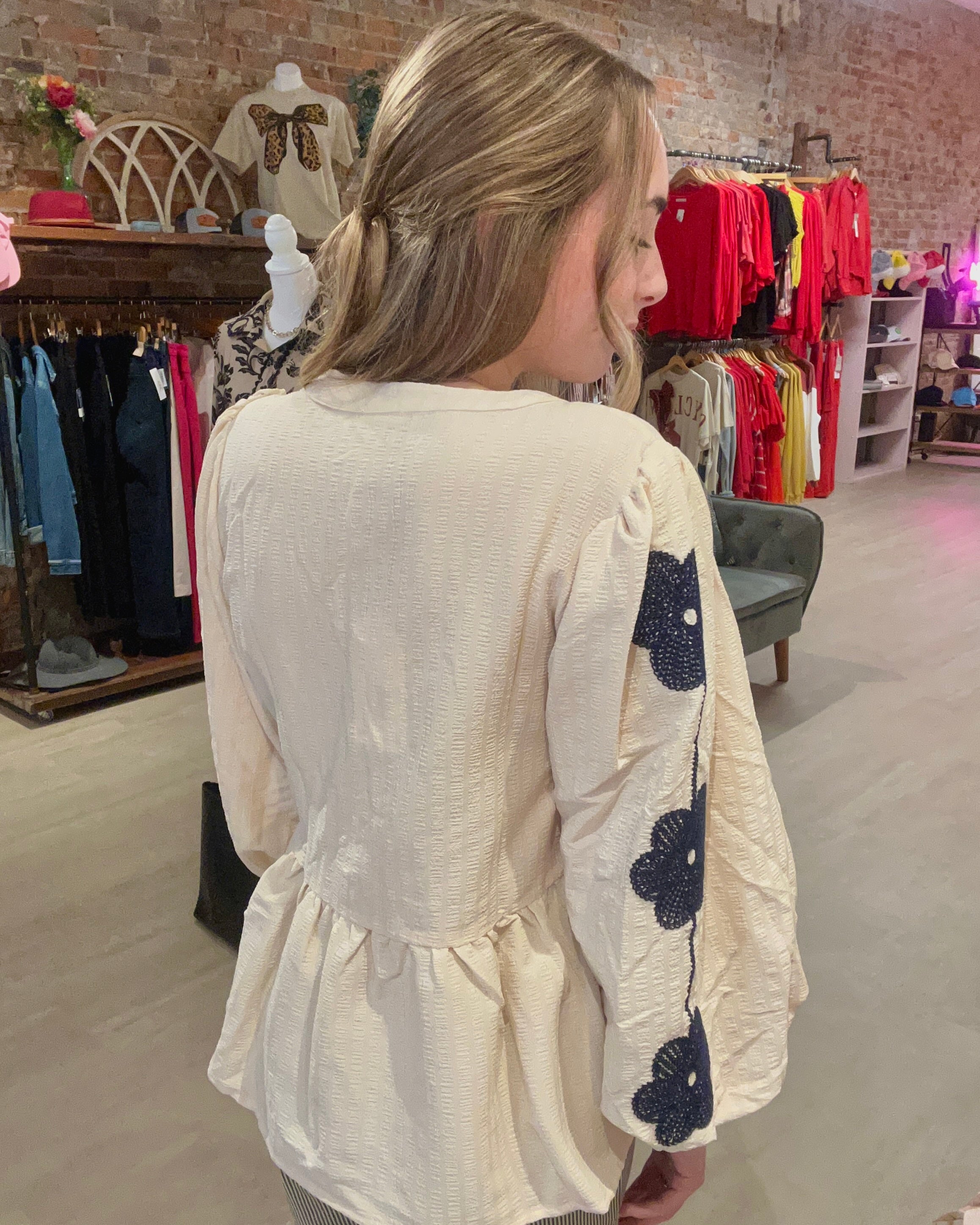 Trinity Cream Top-Long Sleeves-Jodifl-The Funky Zebra Ames, Women's Fashion Boutique in Ames, Iowa
