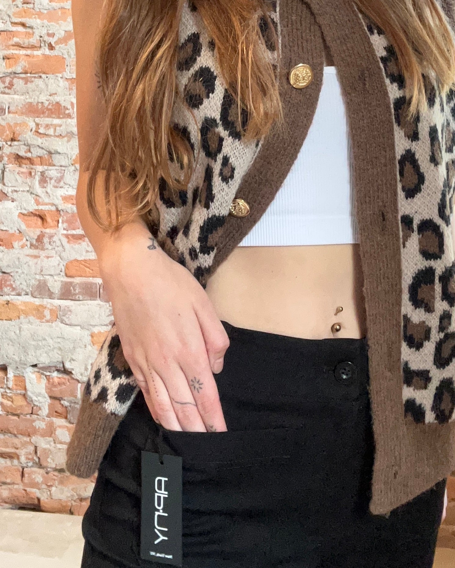 APNY Black Ponte Cropped Wide Leg with Patch Pocket-The Funky Zebra Ames-The Funky Zebra Ames, Women's Fashion Boutique in Ames, Iowa