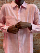 Carlee Striped Button Down-Long Sleeves-Be Cool-The Funky Zebra Ames, Women's Fashion Boutique in Ames, Iowa