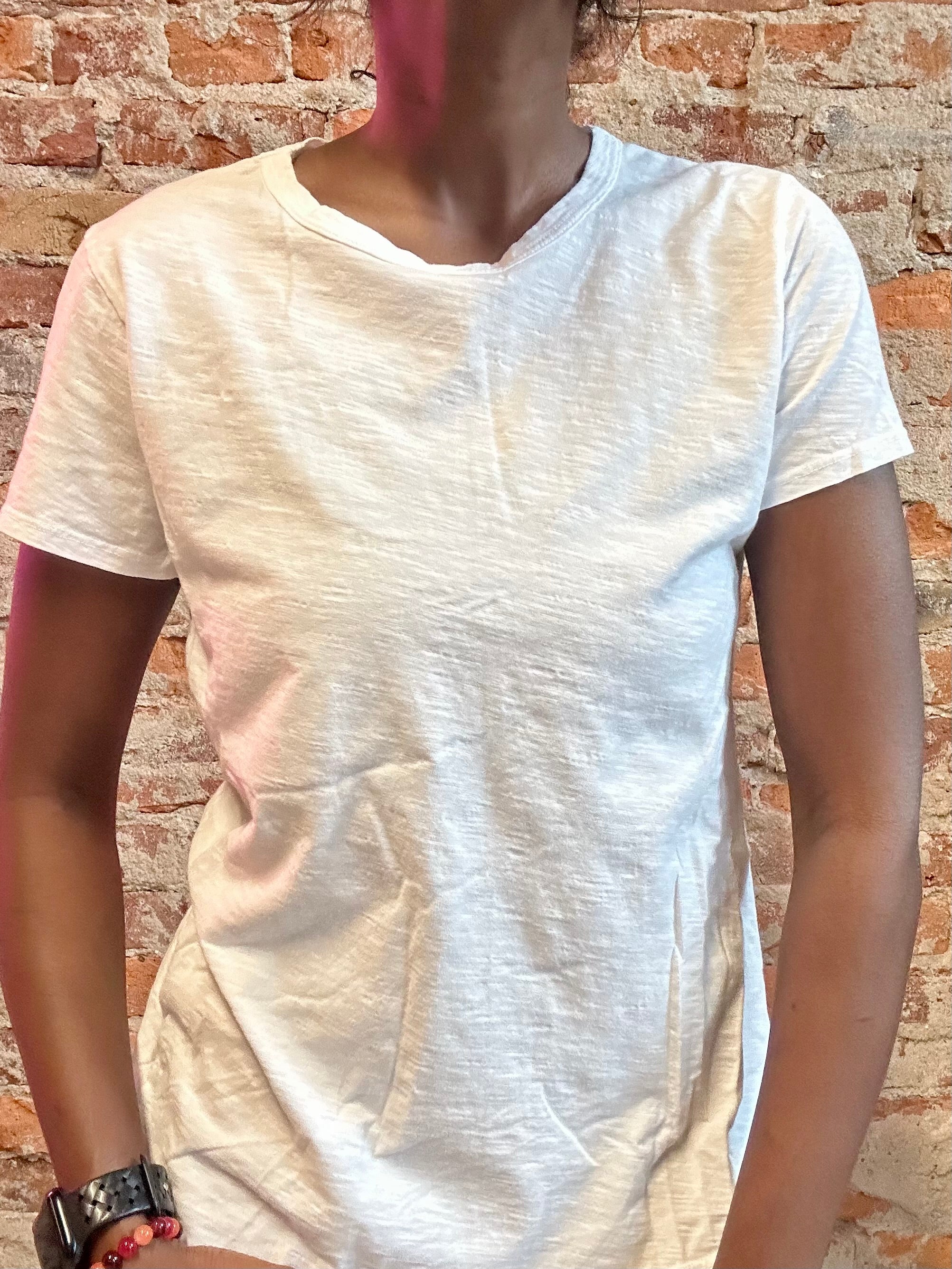 Ella White Tee-Short Sleeves-Be Cool-The Funky Zebra Ames, Women's Fashion Boutique in Ames, Iowa