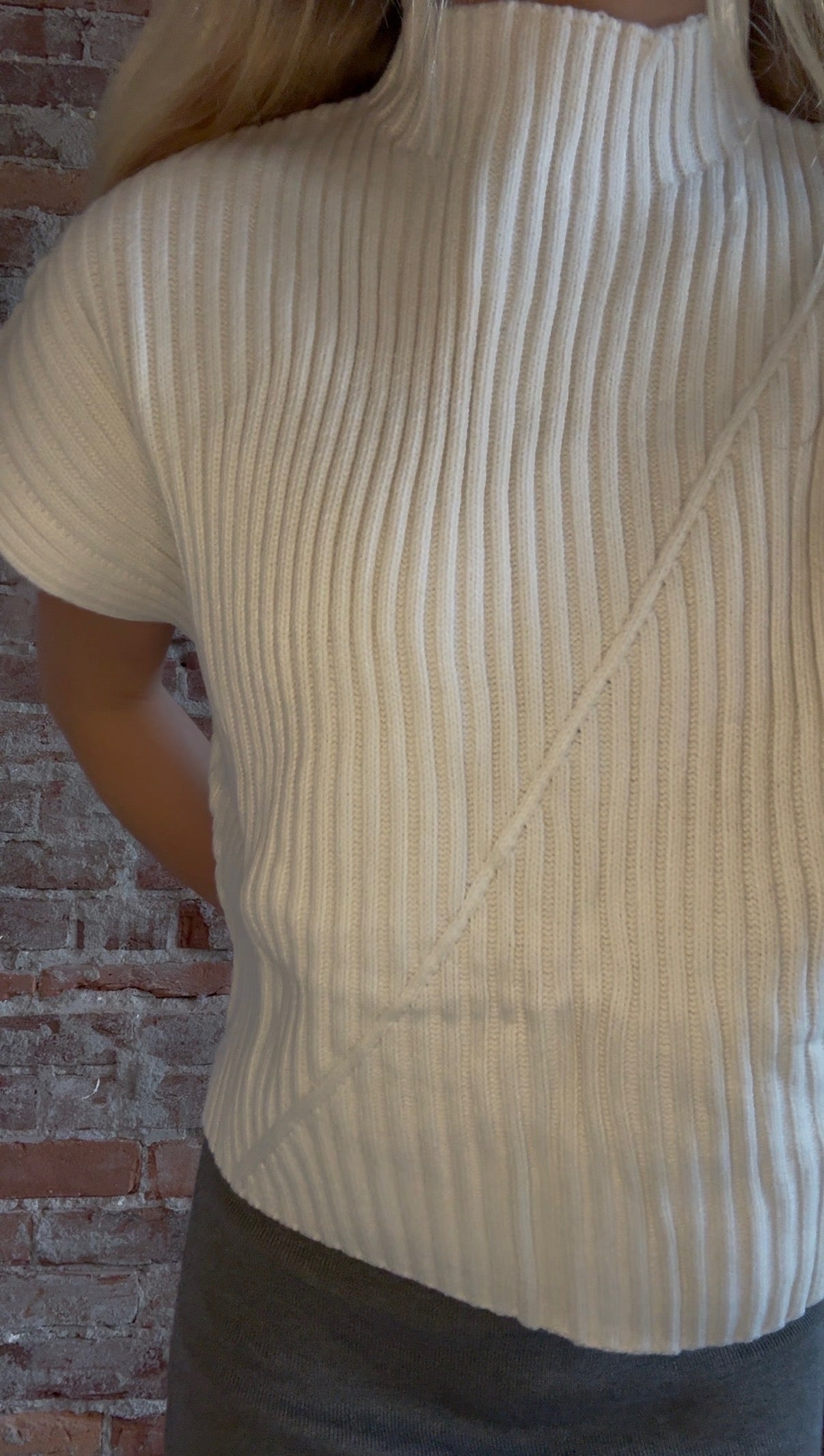 Jaime Ribbed Knit Sweater-apparel-Glam-The Funky Zebra Ames, Women's Fashion Boutique in Ames, Iowa