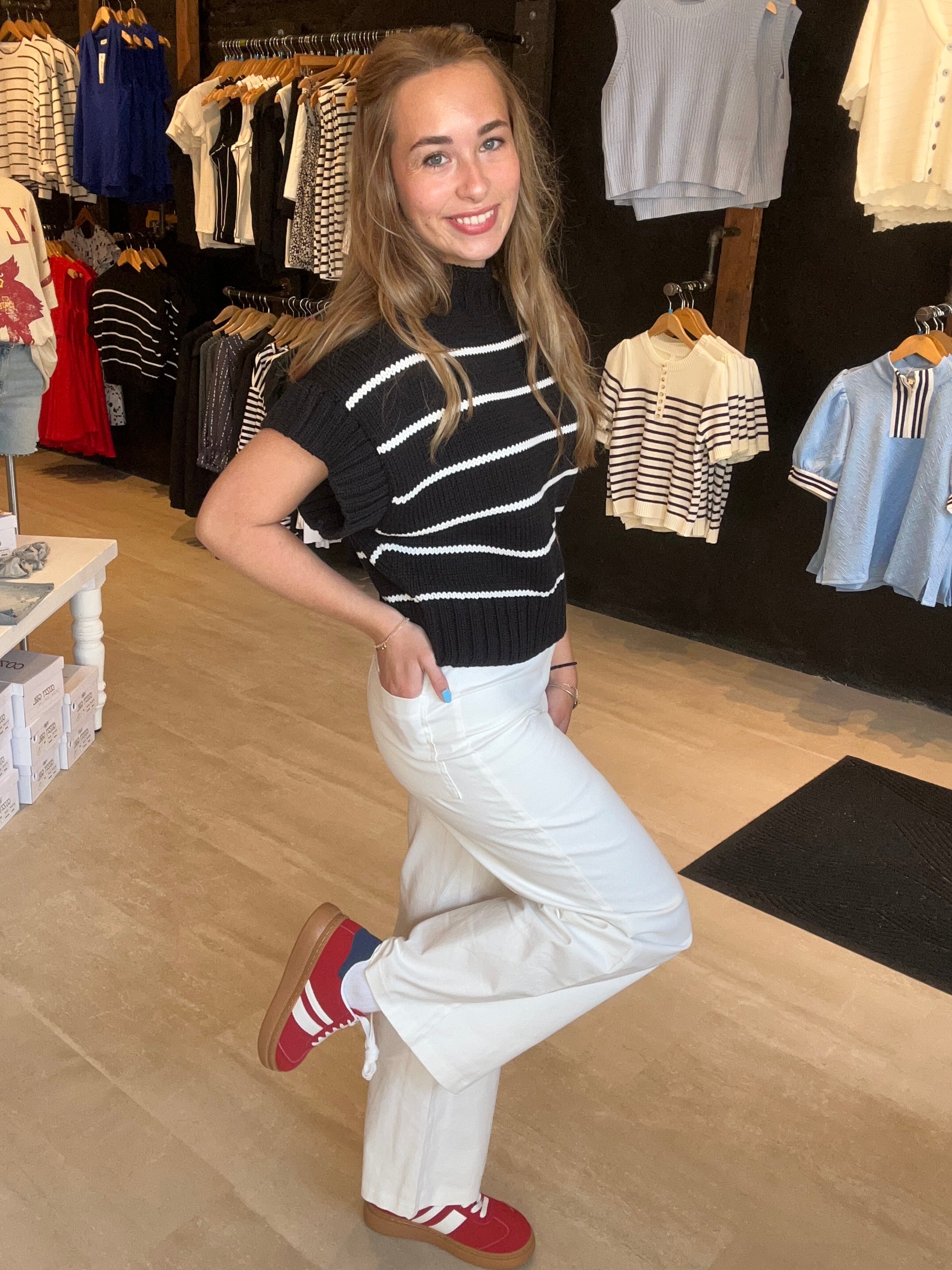 Tricia Red Sneaker-Shoes-Air Rider-The Funky Zebra Ames, Women's Fashion Boutique in Ames, Iowa