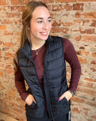 Pacific Navy Puffer-Storm Creek-The Funky Zebra Ames, Women's Fashion Boutique in Ames, Iowa