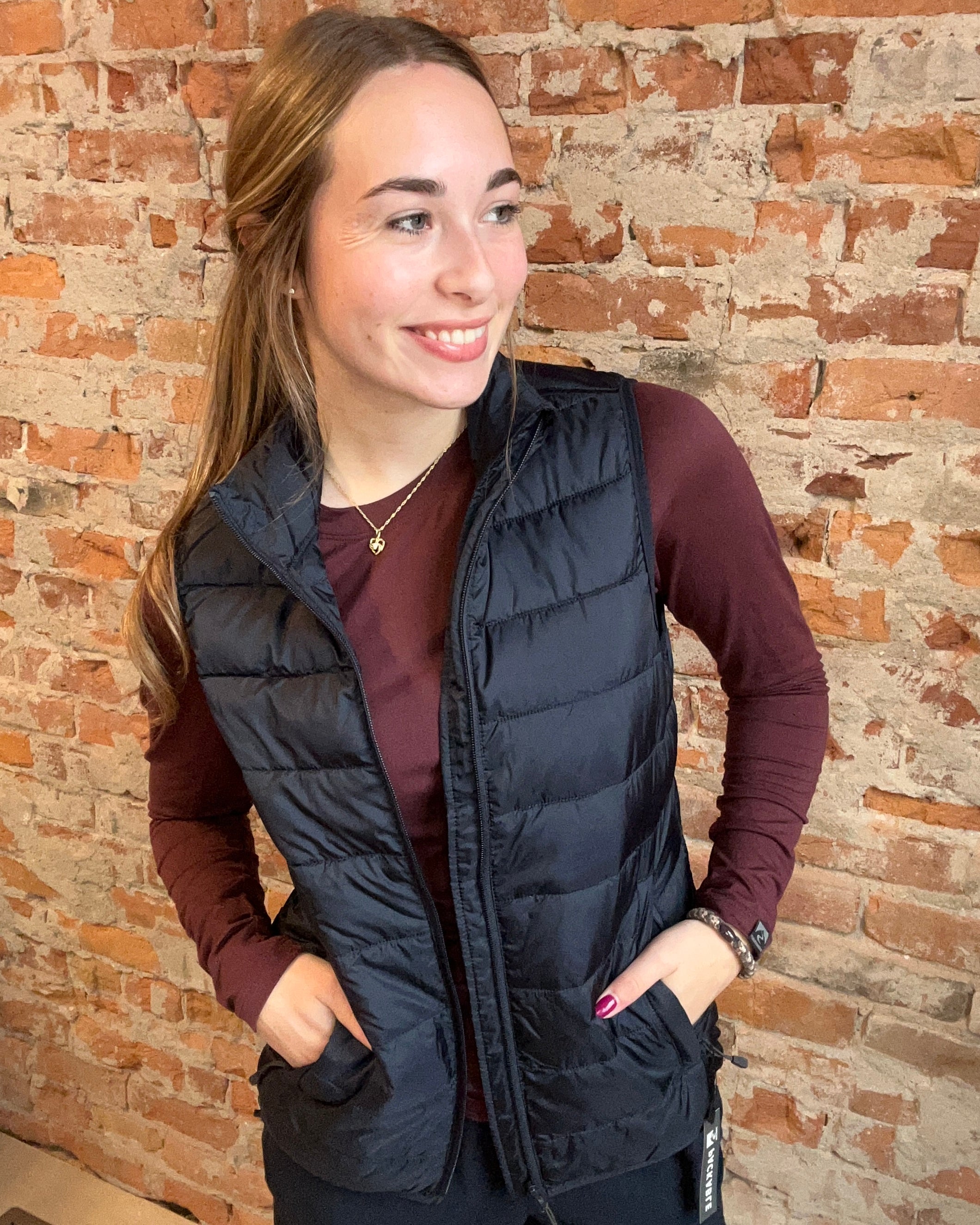 Pacific Navy Puffer-Storm Creek-The Funky Zebra Ames, Women's Fashion Boutique in Ames, Iowa