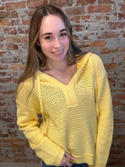 Tessa Drawstring Sweater-2 Colors-Sweaters-Hem & Thread-The Funky Zebra Ames, Women's Fashion Boutique in Ames, Iowa