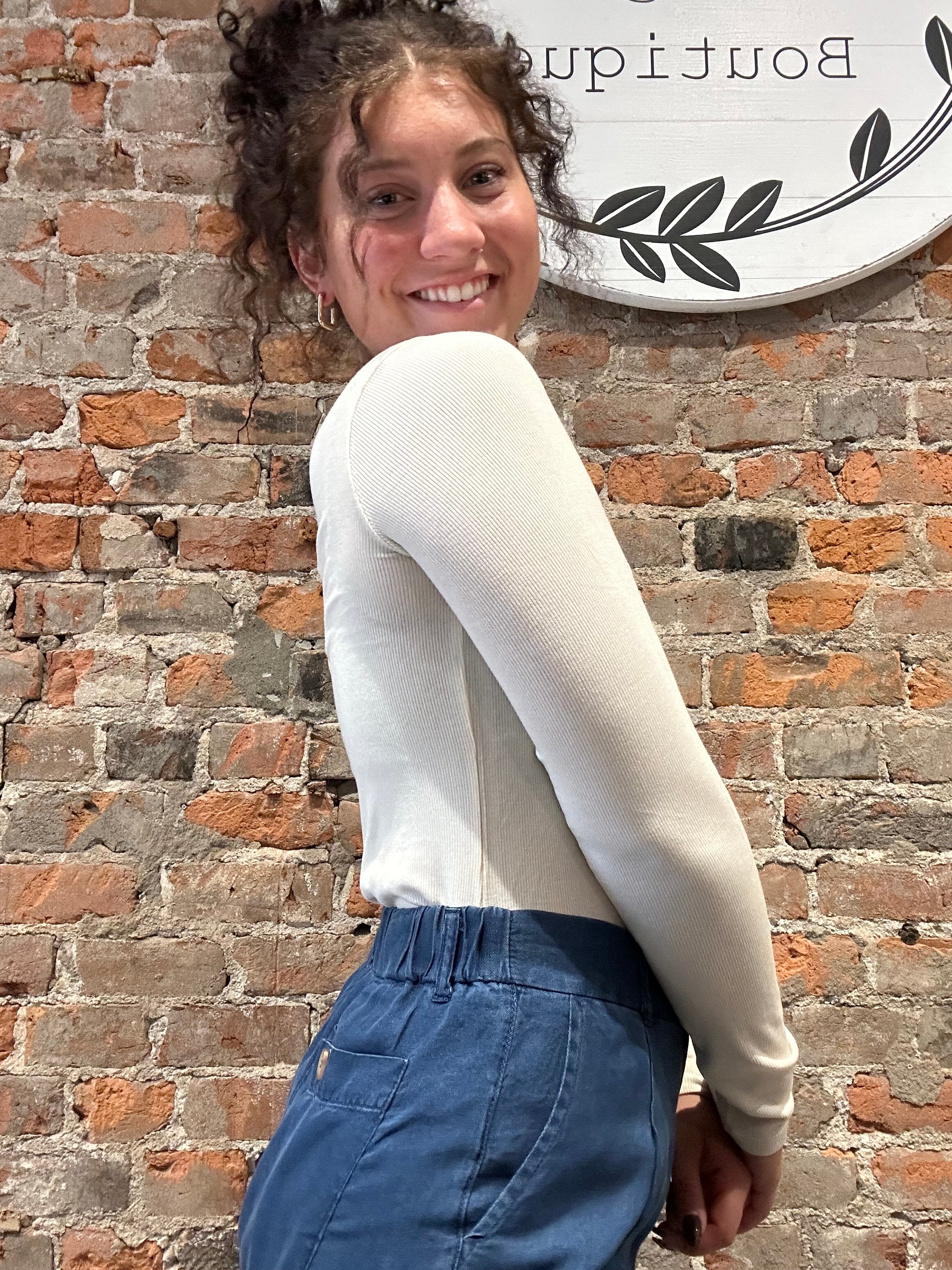 Addie Top-Long Sleeves-Thread and Supply-The Funky Zebra Ames, Women's Fashion Boutique in Ames, Iowa