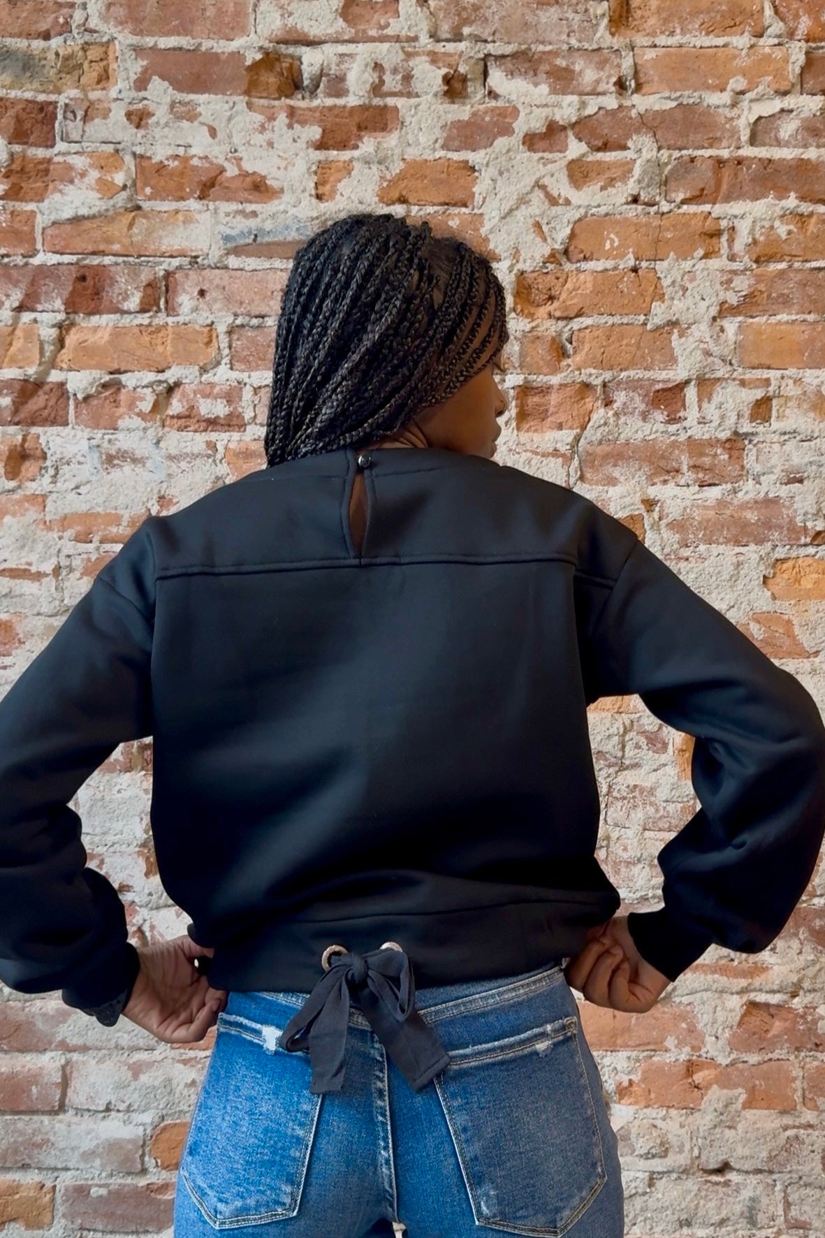 Roxy Ribbed Pullover-apparel-Doe and Rae-The Funky Zebra Ames, Women's Fashion Boutique in Ames, Iowa