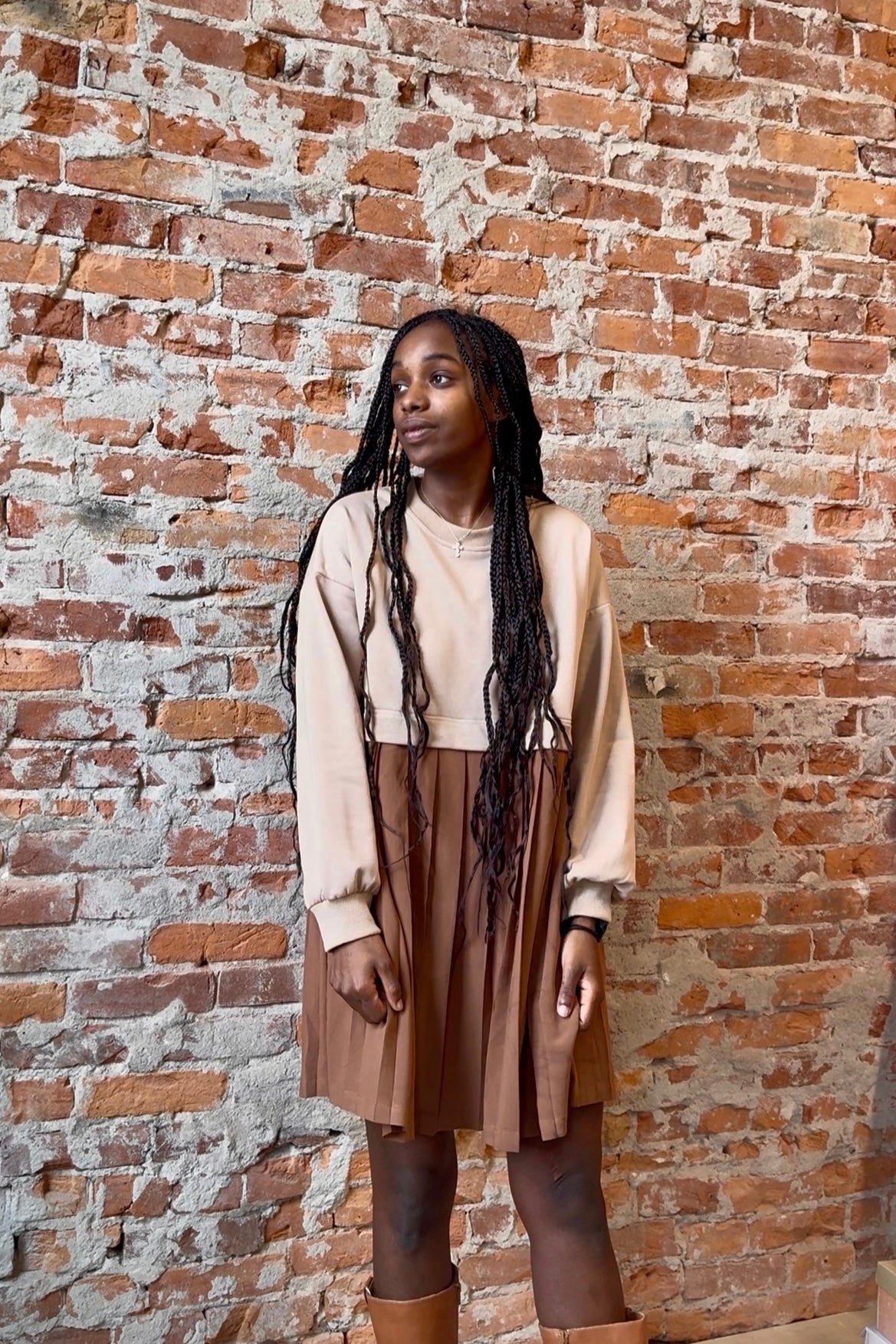 Tara Twofer Mini Dress-apparel-Doe and Rae-The Funky Zebra Ames, Women's Fashion Boutique in Ames, Iowa