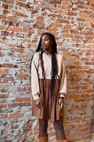 Tara Twofer Mini Dress-apparel-Doe and Rae-The Funky Zebra Ames, Women's Fashion Boutique in Ames, Iowa