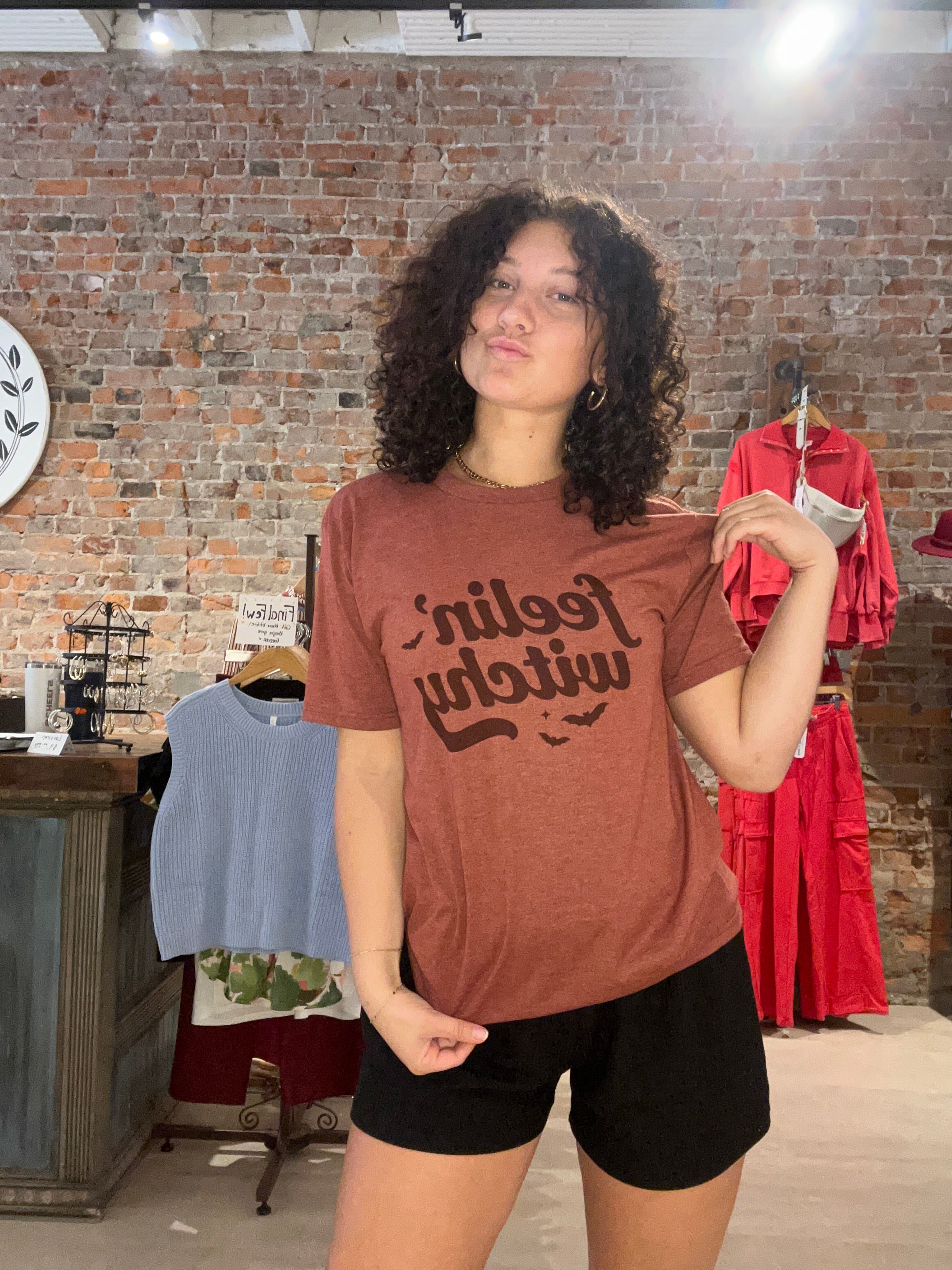 Witchy Tee-Graphic Tee's-Trendznmore-The Funky Zebra Ames, Women's Fashion Boutique in Ames, Iowa