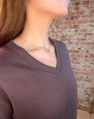 Martina V-Neck Pullover-apparel-Thread and Supply-The Funky Zebra Ames, Women's Fashion Boutique in Ames, Iowa