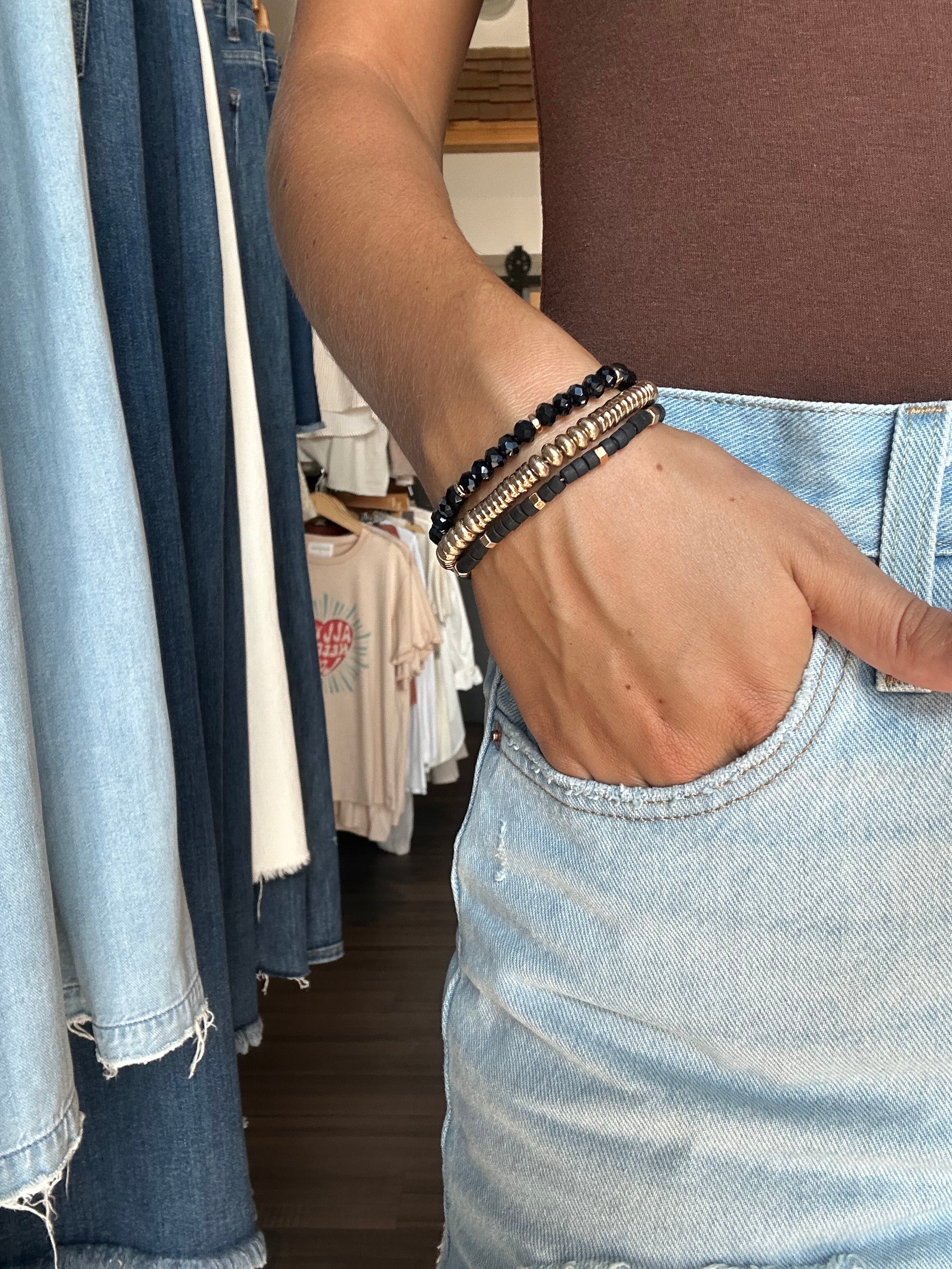 $2.99 Beaded Bracelet-Accessories-The Funky Zebra Ames-The Funky Zebra Ames, Women's Fashion Boutique in Ames, Iowa