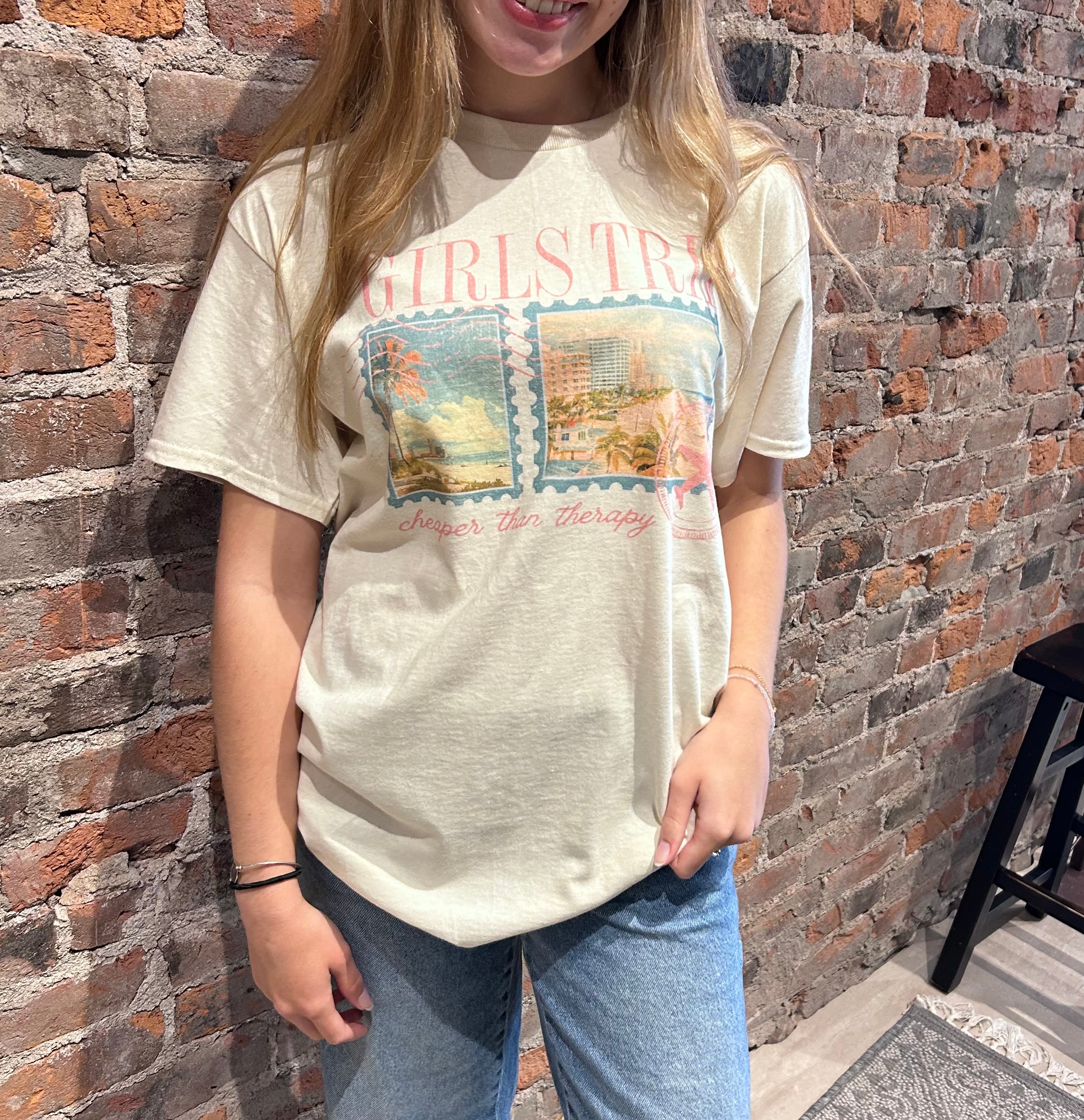 Girls Trip Oversized Tee-Graphic Tee's-Good Day Street-The Funky Zebra Ames, Women's Fashion Boutique in Ames, Iowa