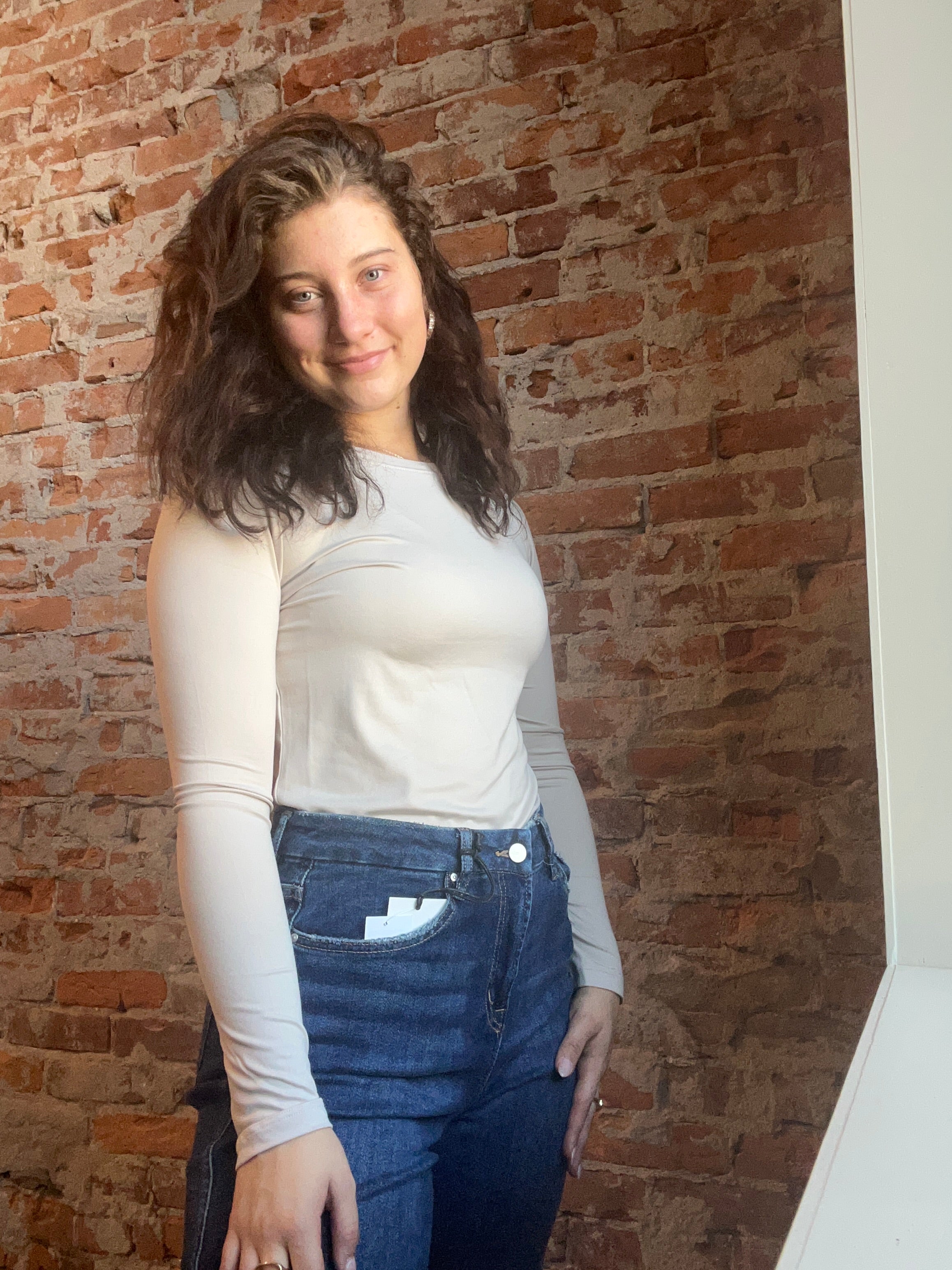 Sharlene Microfiber Long SleeveTees-Long Sleeves-Zenana-The Funky Zebra Ames, Women's Fashion Boutique in Ames, Iowa