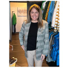 Amelia Plaid Blazer-Blazers-MIttoshop-The Funky Zebra Ames, Women's Fashion Boutique in Ames, Iowa