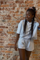 Laguna Scuba Lounge Set-apparel-Mono B-The Funky Zebra Ames, Women's Fashion Boutique in Ames, Iowa