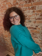 Carolyn Jade Sweater-apparel-Staccato-The Funky Zebra Ames, Women's Fashion Boutique in Ames, Iowa