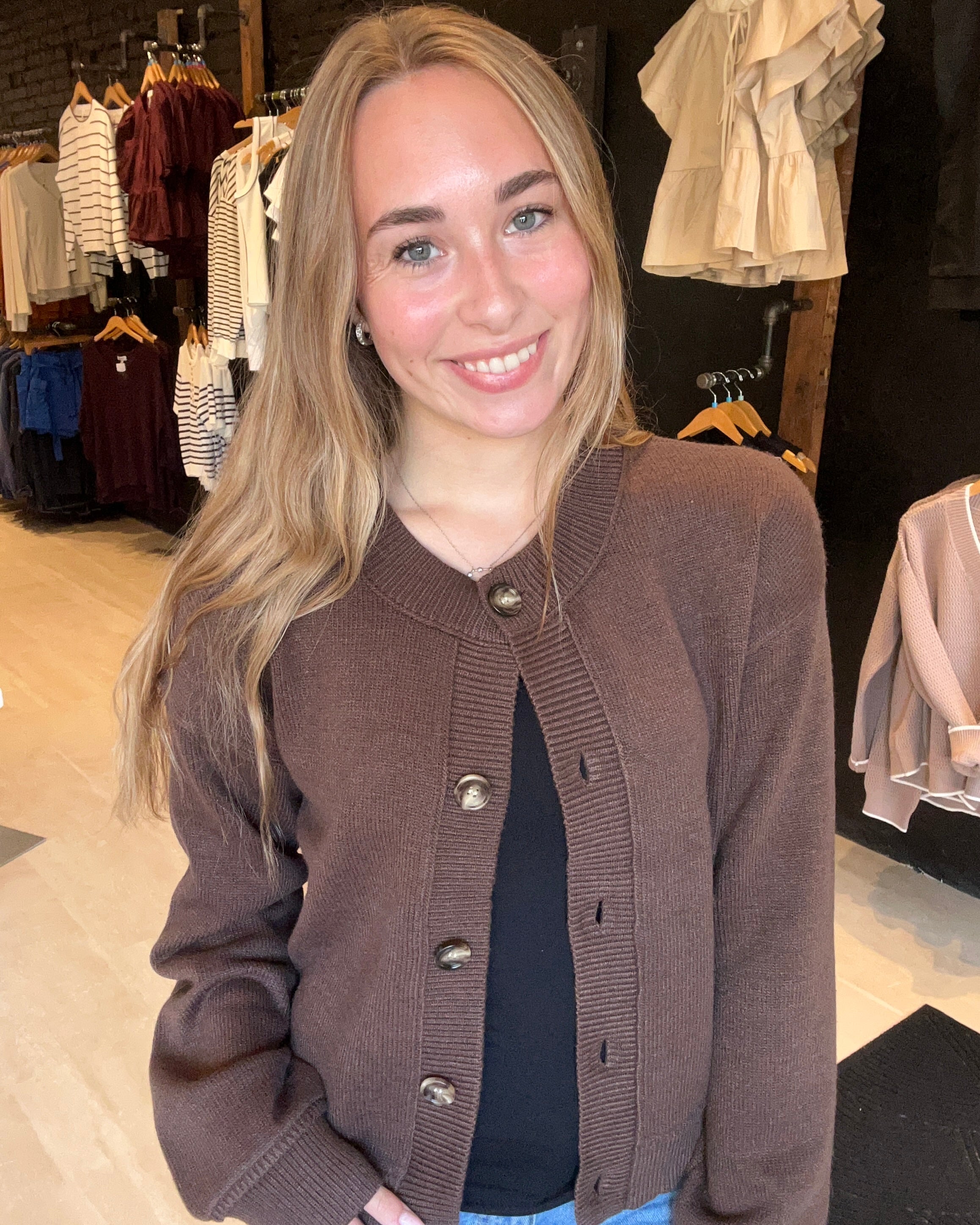 Eliza Cardigan-Cardigans-Thread and Supply-The Funky Zebra Ames, Women's Fashion Boutique in Ames, Iowa
