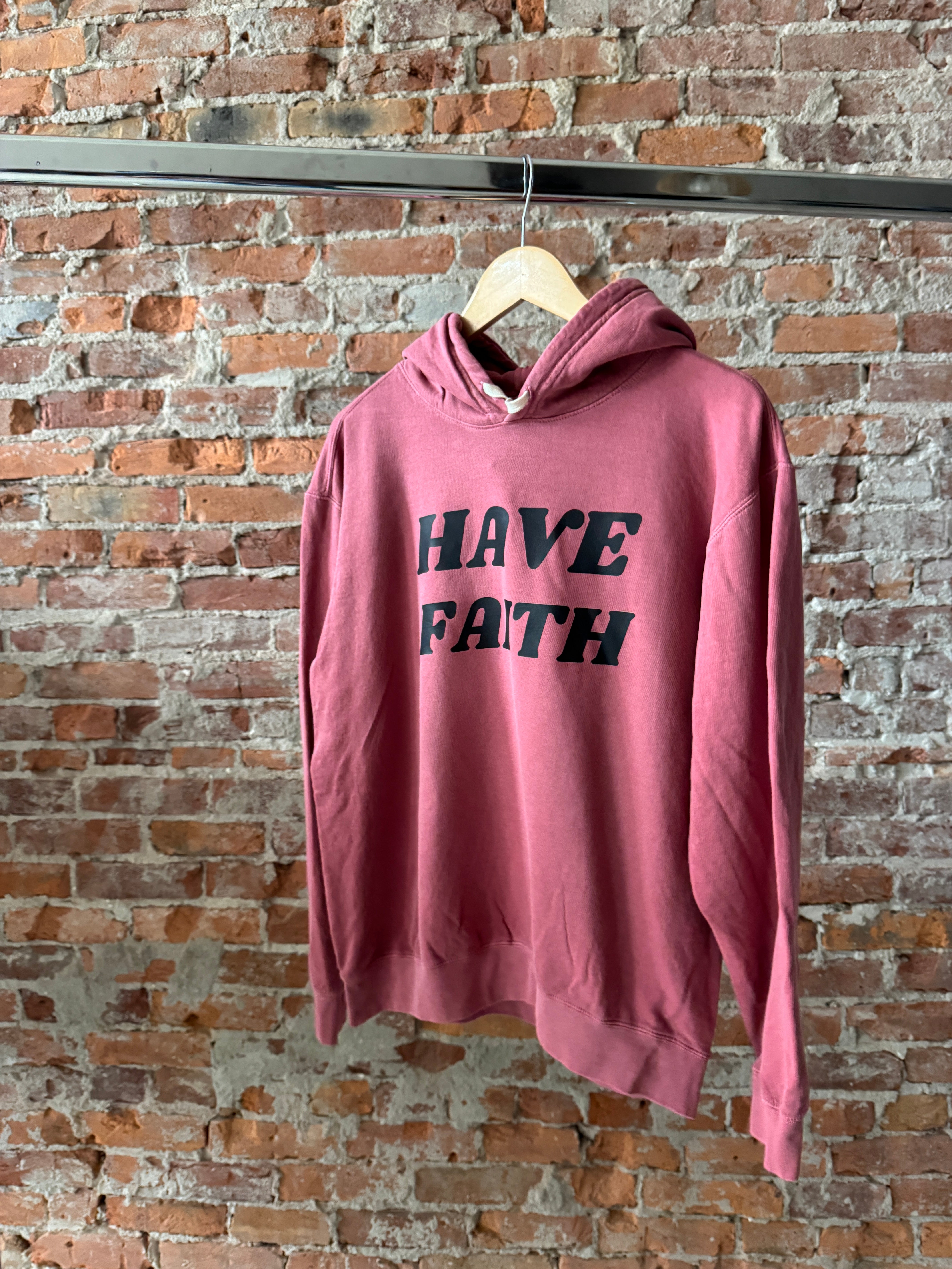 Faith Worn Boldly Sweatshirt-Graphic Sweaters-Faith worn-The Funky Zebra Ames, Women's Fashion Boutique in Ames, Iowa