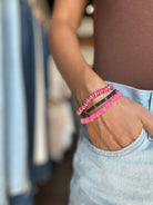 $2.99 Beaded Bracelet-Accessories-The Funky Zebra Ames-The Funky Zebra Ames, Women's Fashion Boutique in Ames, Iowa