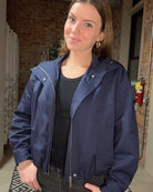 Taylor Zip Up Jacket-Jackets-Blu Pepper-The Funky Zebra Ames, Women's Fashion Boutique in Ames, Iowa