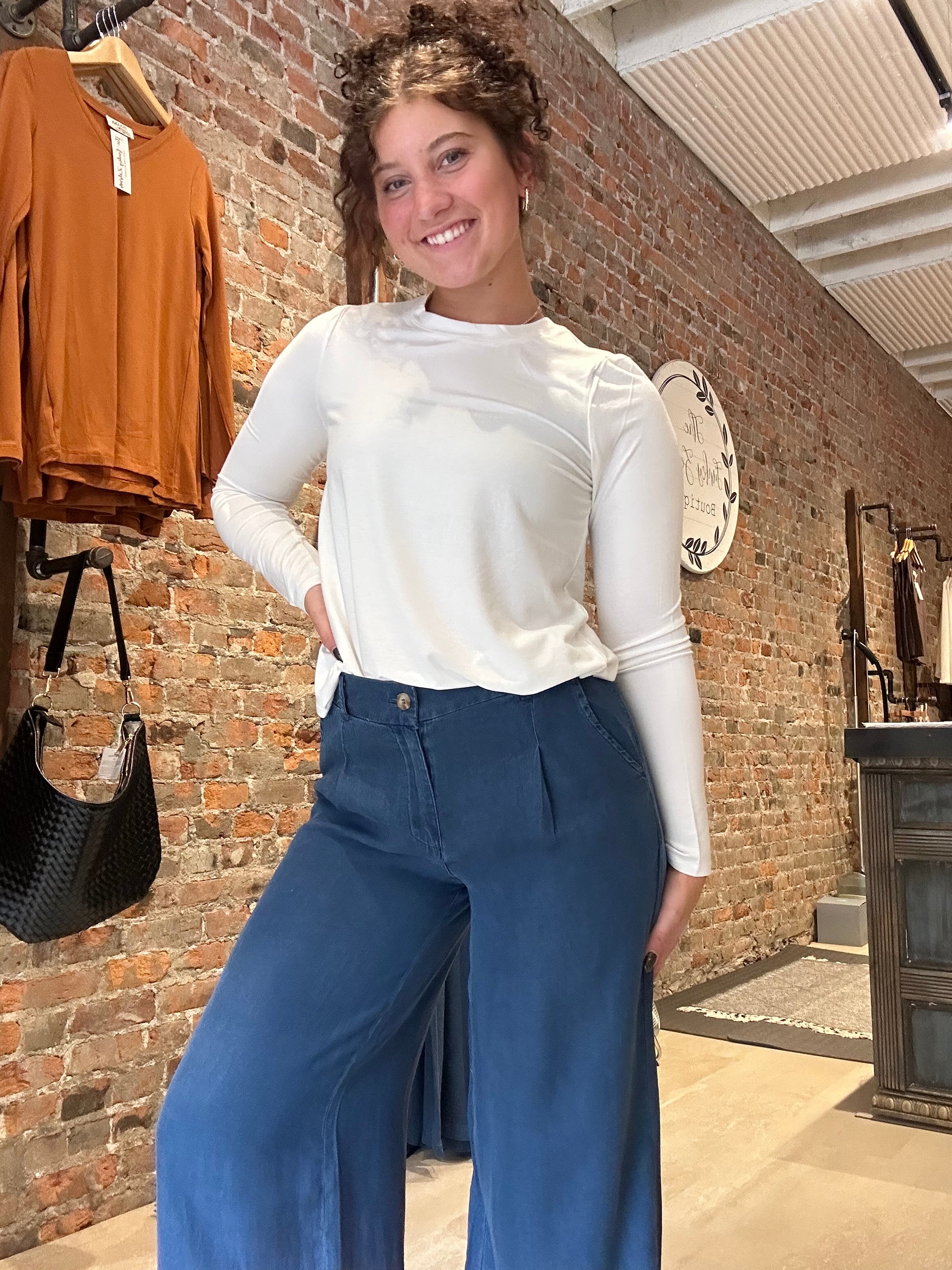 Stassia Top-Long Sleeves-Thread and Supply-The Funky Zebra Ames, Women's Fashion Boutique in Ames, Iowa