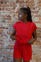 Laguna Scuba Lounge Set-apparel-Mono B-The Funky Zebra Ames, Women's Fashion Boutique in Ames, Iowa