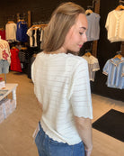 Kristin Scallop Sweater Top-Tank Tops-Wishlist-The Funky Zebra Ames, Women's Fashion Boutique in Ames, Iowa