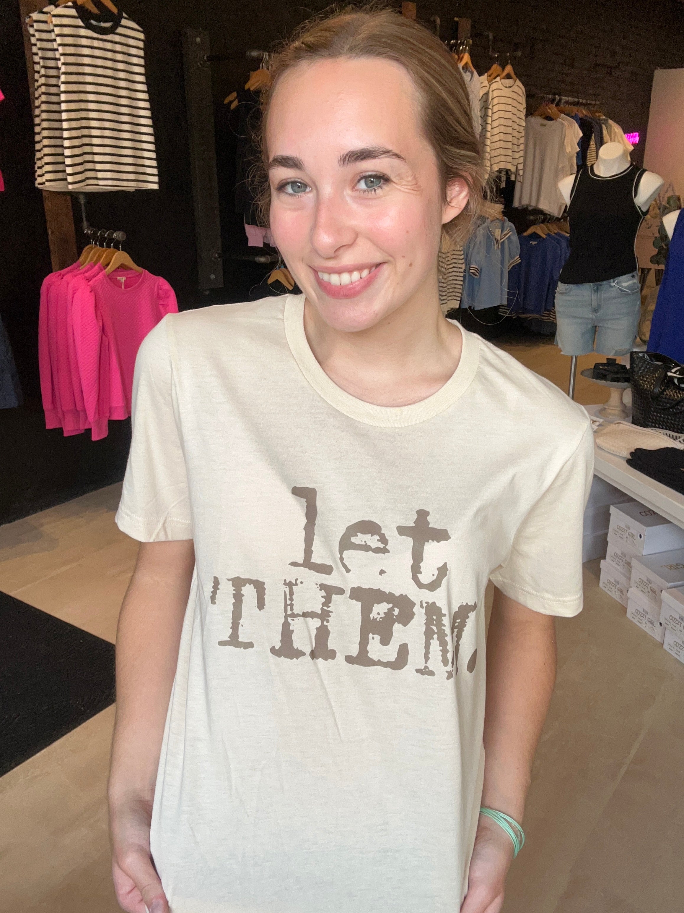 Let Them Tee-Graphic Tee's-Ocean and 7th-The Funky Zebra Ames, Women's Fashion Boutique in Ames, Iowa