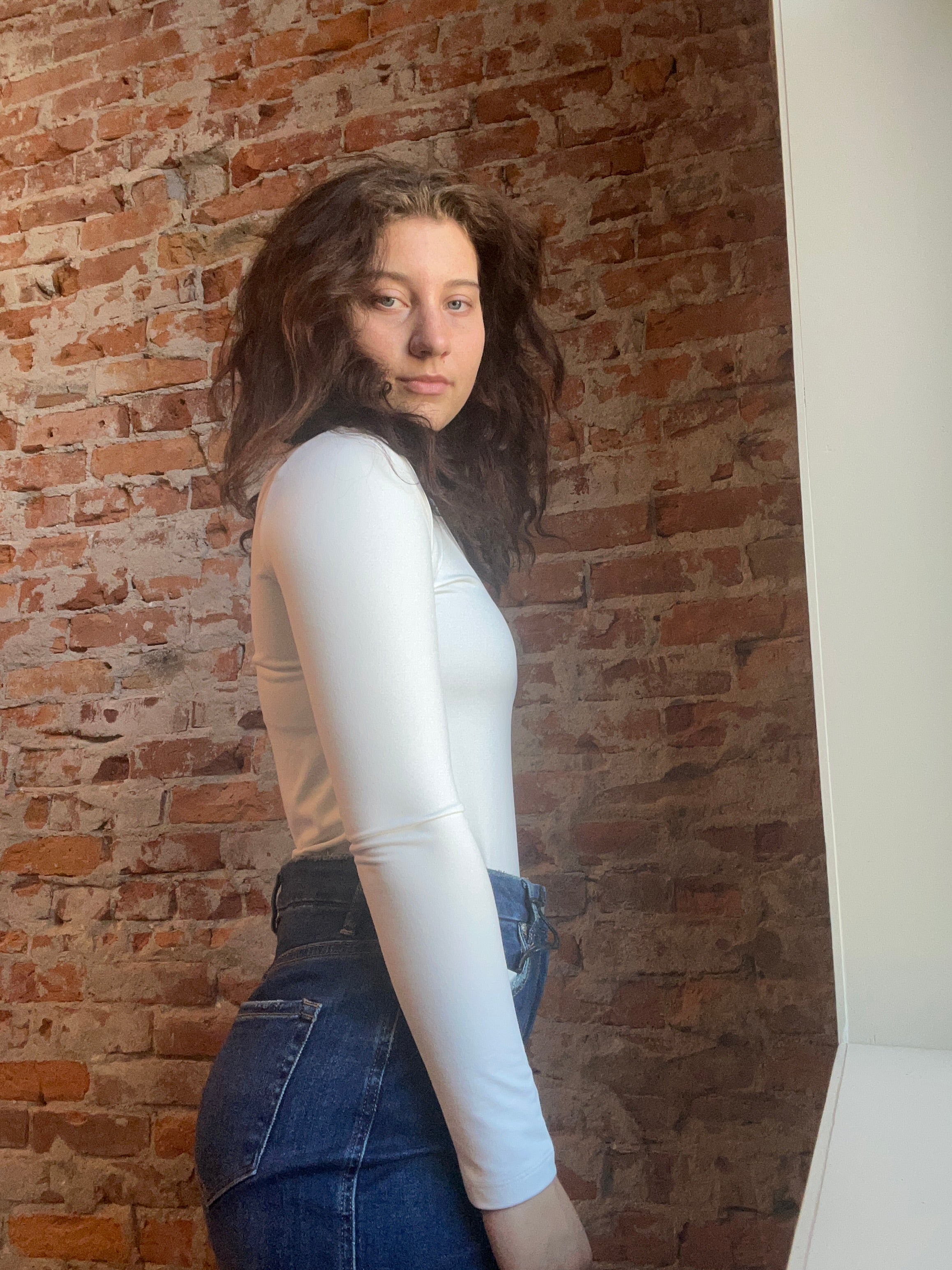 Sharlene Microfiber Long SleeveTees-Long Sleeves-Zenana-The Funky Zebra Ames, Women's Fashion Boutique in Ames, Iowa