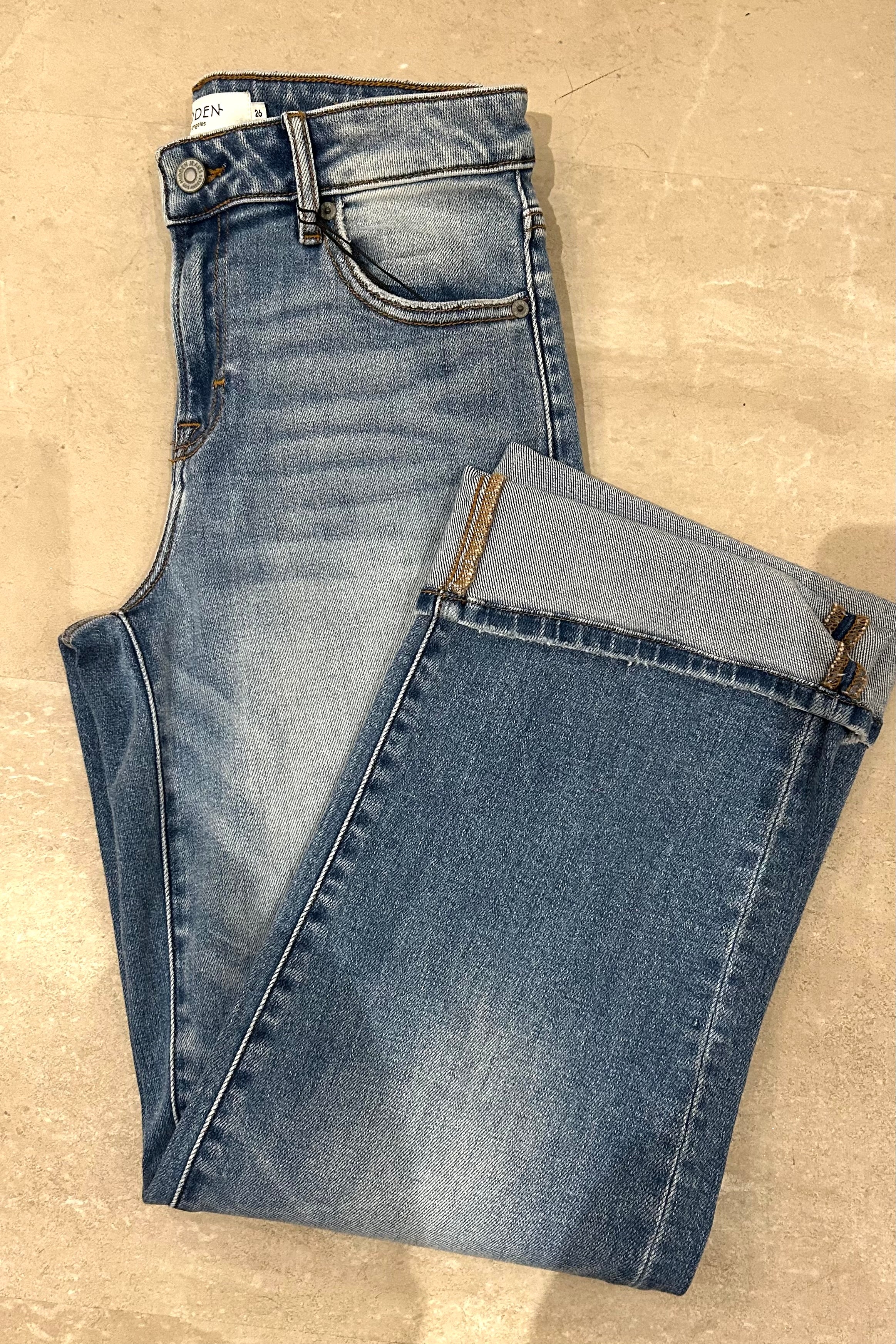 Joanna Cuffed Jean-Jeans-Hidden-The Funky Zebra Ames, Women's Fashion Boutique in Ames, Iowa