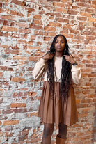 Tara Twofer Mini Dress-apparel-Doe and Rae-The Funky Zebra Ames, Women's Fashion Boutique in Ames, Iowa