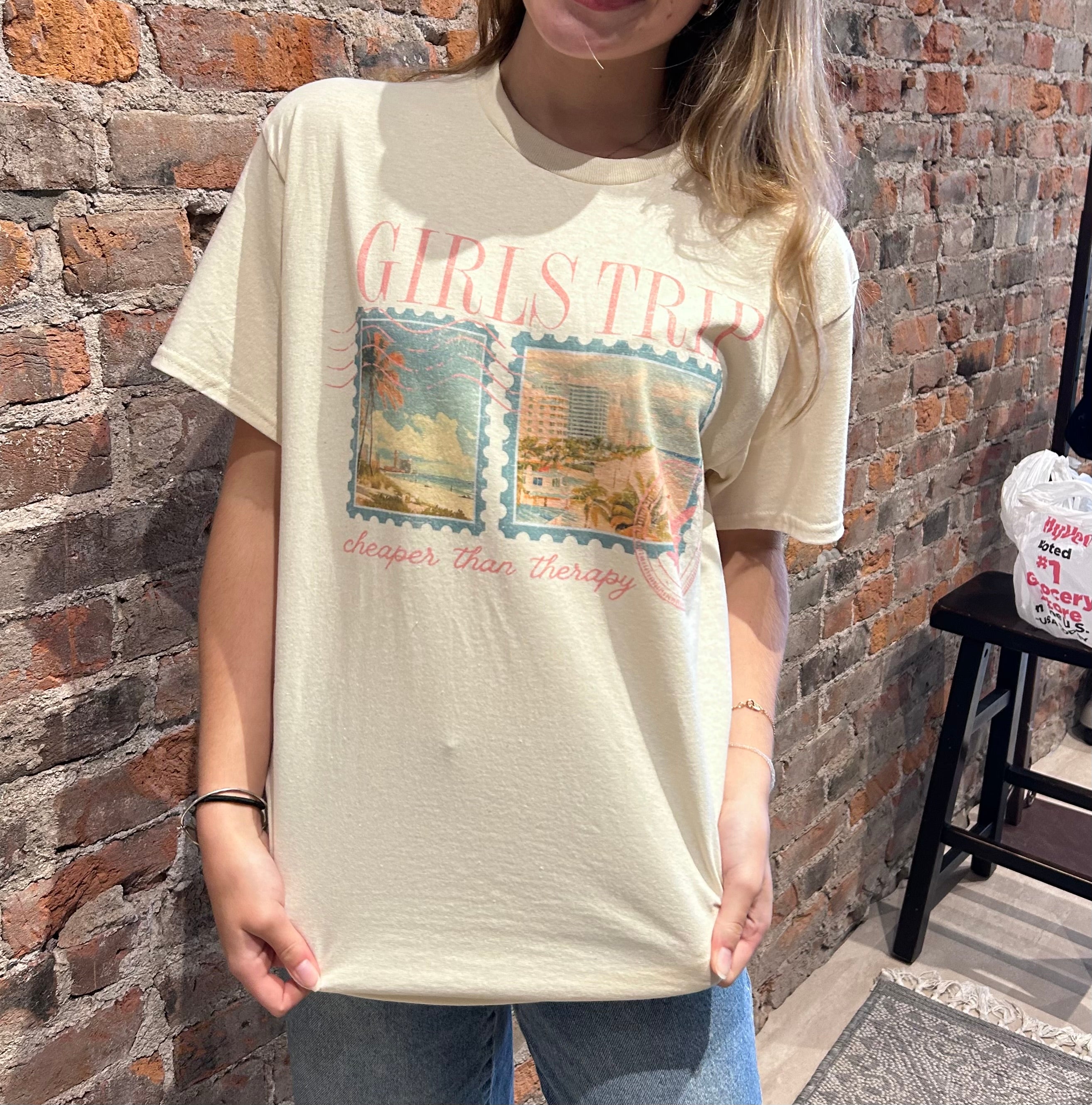 Girls Trip Oversized Tee-Graphic Tee's-Good Day Street-The Funky Zebra Ames, Women's Fashion Boutique in Ames, Iowa