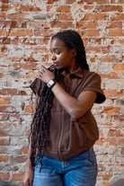 Carrie Short Sleeve Jacket-Jackets-Doe and Rae-The Funky Zebra Ames, Women's Fashion Boutique in Ames, Iowa