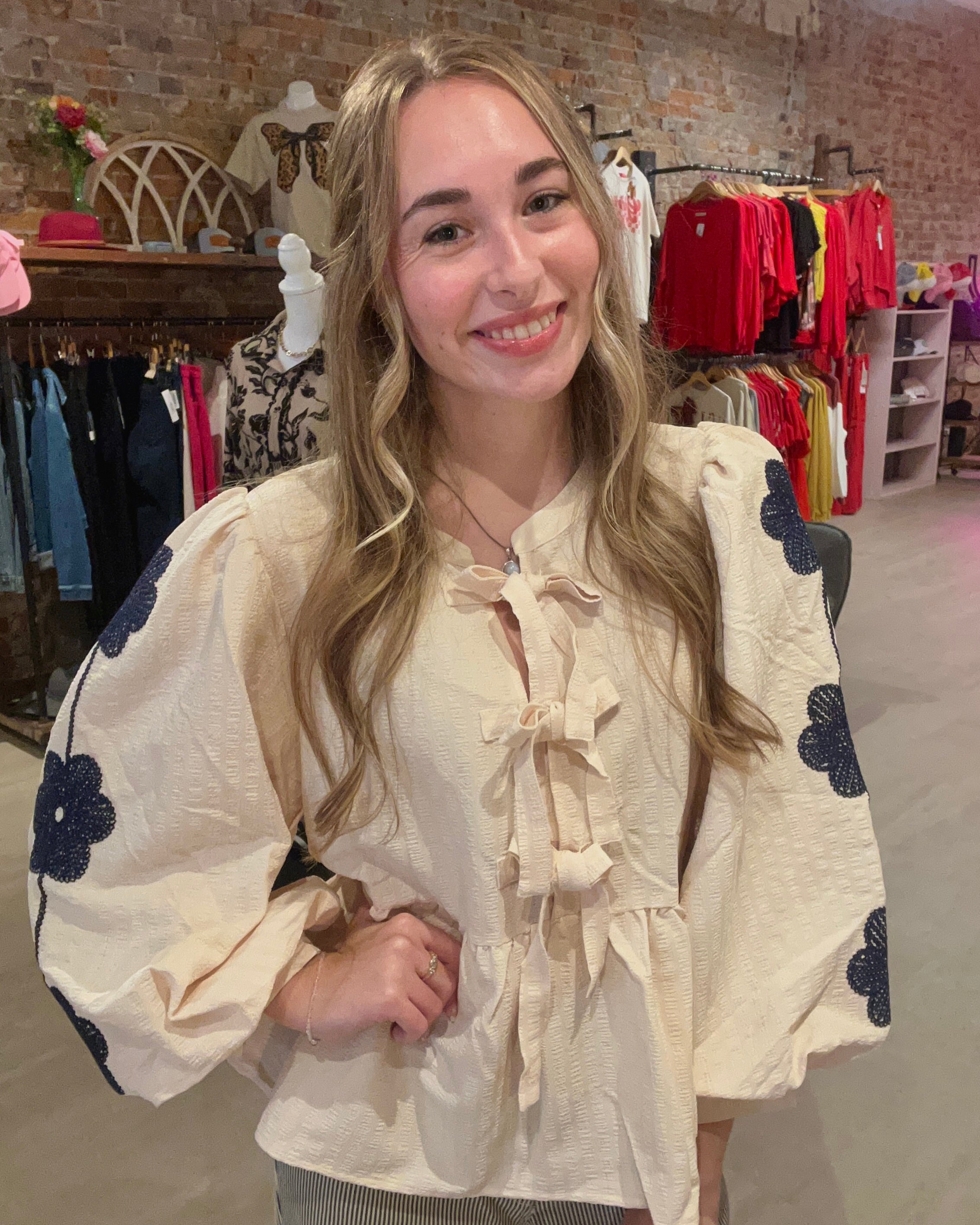 Trinity Cream Top-Long Sleeves-Jodifl-The Funky Zebra Ames, Women's Fashion Boutique in Ames, Iowa