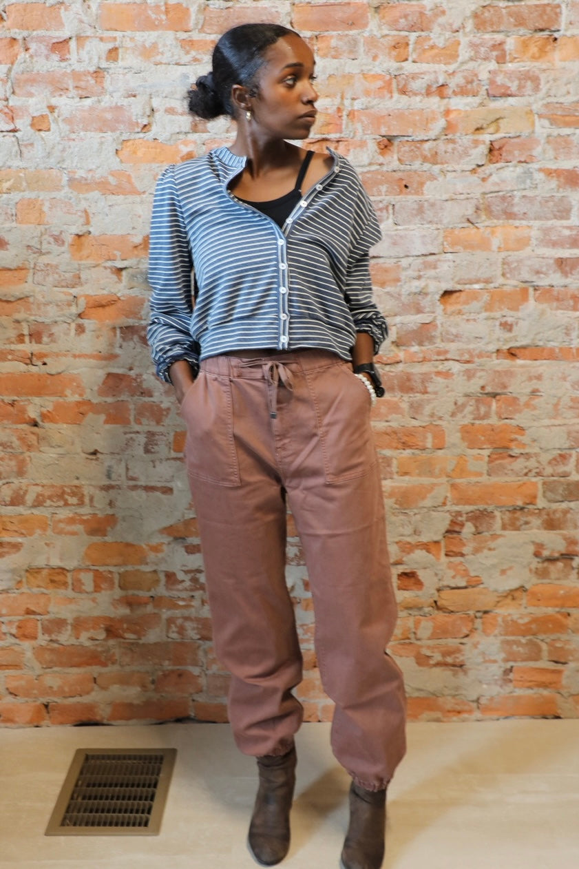 High Rise Jogger-Joggers-Mica-The Funky Zebra Ames, Women's Fashion Boutique in Ames, Iowa